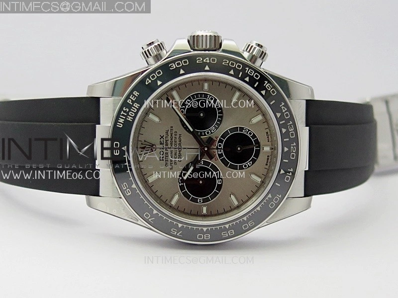 Daytona 126519 Gain Weight VSF 1:1 Best Edition SS Color Dial Black Subdial Sticks Markers on Oysterflex Strap DD4131