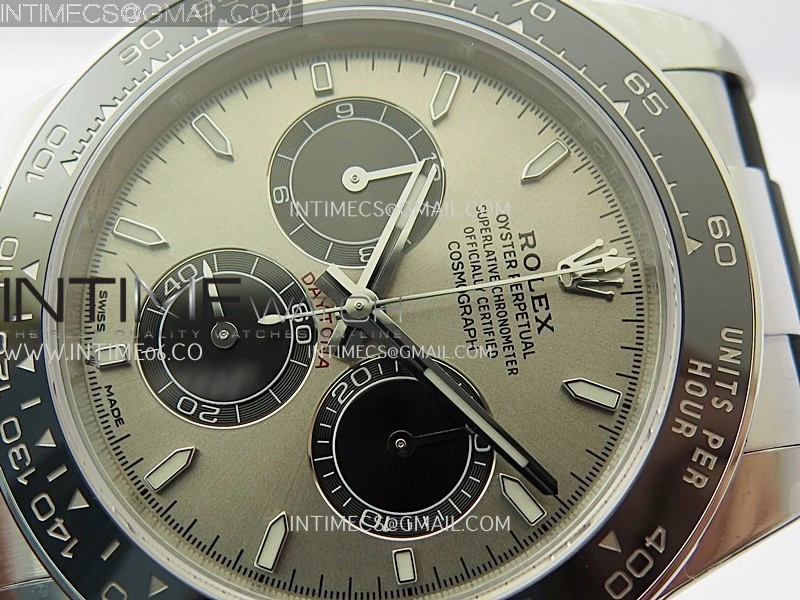 Daytona 126519 Gain Weight VSF 1:1 Best Edition SS Color Dial Black Subdial Sticks Markers on Oysterflex Strap DD4131
