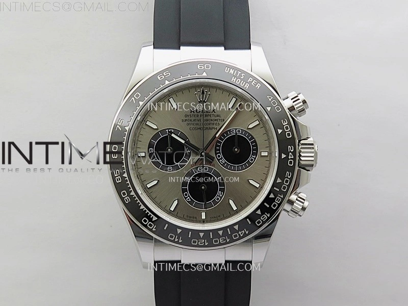 Daytona 126519 Gain Weight APSF 1:1 Best Edition SS Color Dial Black Subdial Sticks Markers on Oysterflex Strap SH4131