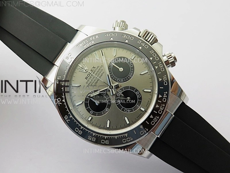 Daytona 126519 Gain Weight APSF 1:1 Best Edition SS Color Dial Black Subdial Sticks Markers on Oysterflex Strap SH4131