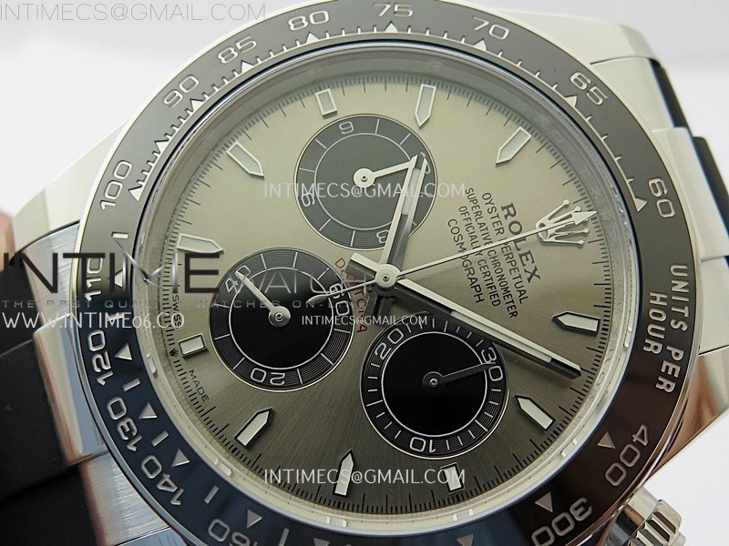 Daytona 126519 Gain Weight APSF 1:1 Best Edition SS Color Dial Black Subdial Sticks Markers on Oysterflex Strap SH4131