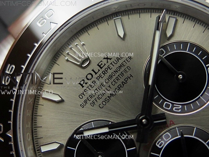 Daytona 126519 Gain Weight APSF 1:1 Best Edition SS Color Dial Black Subdial Sticks Markers on Oysterflex Strap SH4131