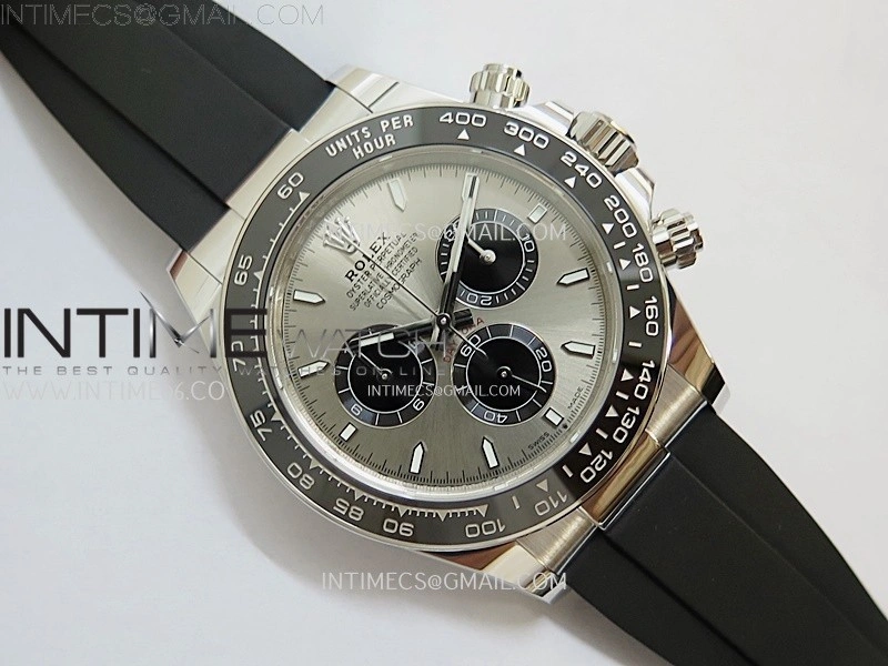 Daytona 126519 Gain Weight APSF 1:1 Best Edition SS Color Dial Black Subdial Sticks Markers on Oysterflex Strap SH4131
