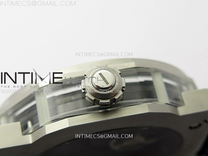Octo 102910 SS AXF Best Edition Skeleton Dial on Black Leather Strap Asian BVL206 Tourbillon Movement