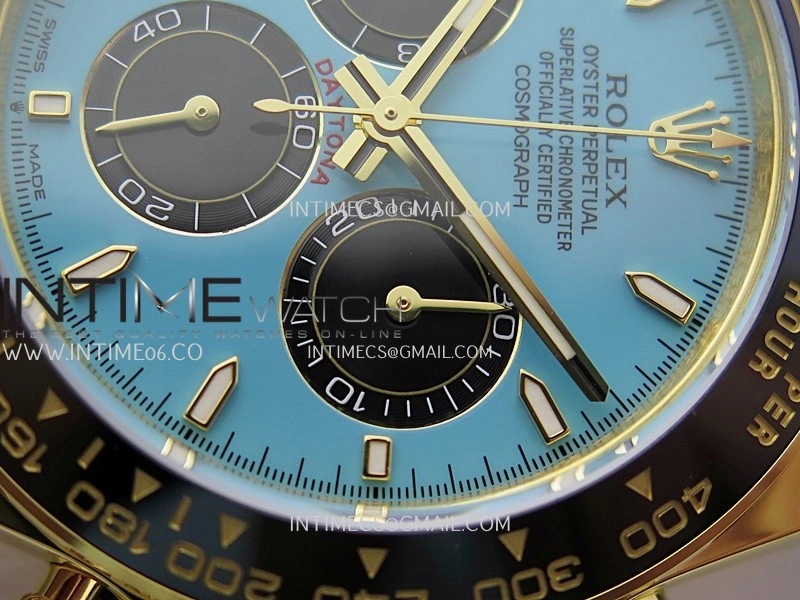 Daytona 126518 Gain Weight APSF 1:1 Best Edition Tiffany Turquoise Blue Dial Sticks Markers on Oysterflex Strap SH4131