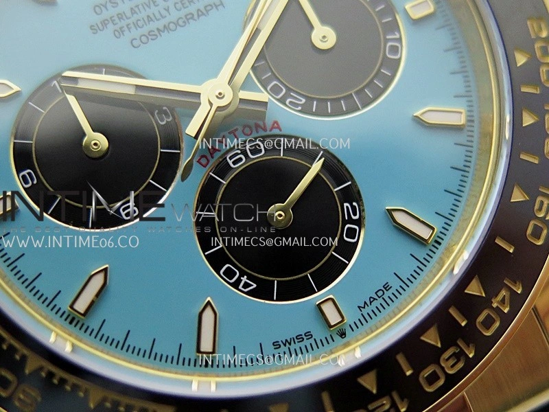 Daytona 126518 Gain Weight APSF 1:1 Best Edition Tiffany Turquoise Blue Dial Sticks Markers on Oysterflex Strap SH4131