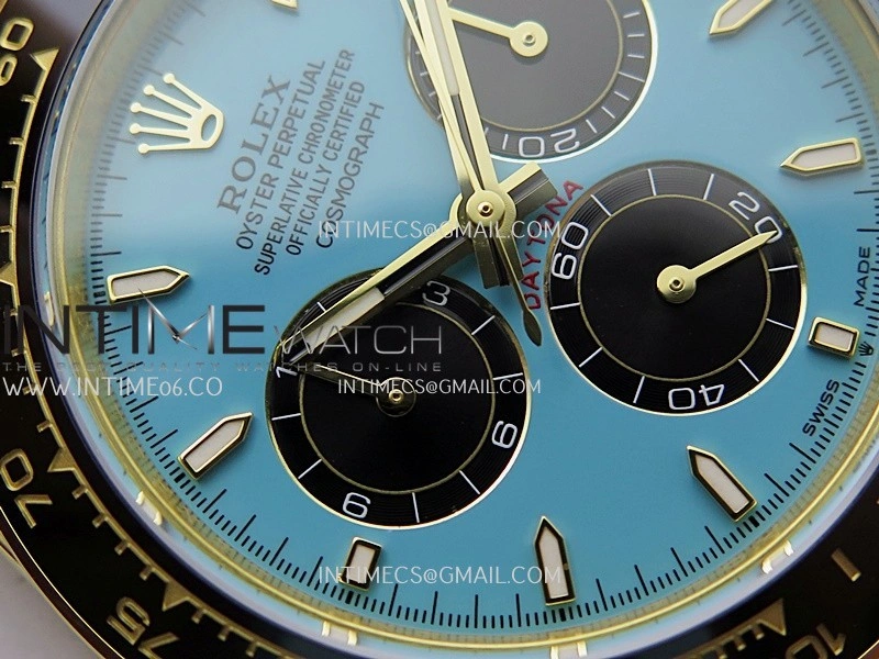 Daytona 126518 Gain Weight APSF 1:1 Best Edition Tiffany Turquoise Blue Dial Sticks Markers on Oysterflex Strap SH4131