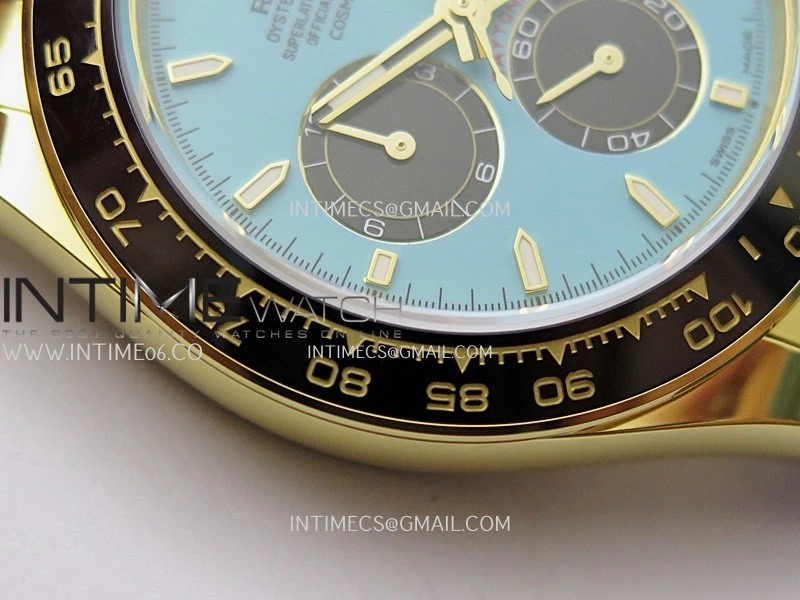 Daytona 126518 Gain Weight APSF 1:1 Best Edition Tiffany Turquoise Blue Dial Sticks Markers on Oysterflex Strap SH4131