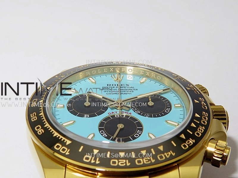 Daytona 126518 Gain Weight APSF 1:1 Best Edition Tiffany Turquoise Blue Dial Sticks Markers on Oysterflex Strap SH4131