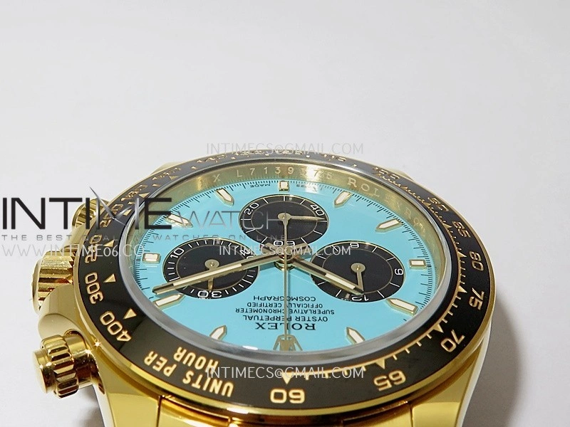 Daytona 126518 Gain Weight APSF 1:1 Best Edition Tiffany Turquoise Blue Dial Sticks Markers on Oysterflex Strap SH4131
