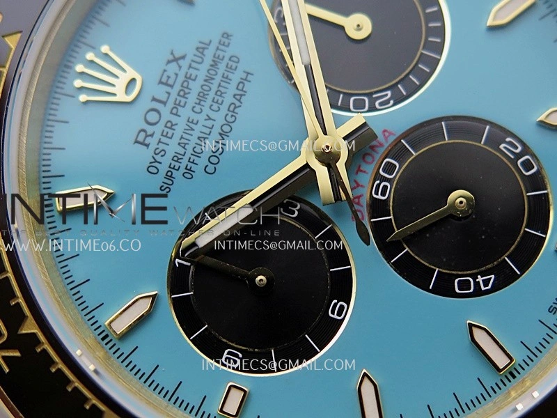 Daytona 126518 Gain Weight SWF 1:1 Best Edition Tiffany Turquoise Blue Dial Sticks Markers on Oysterflex Strap SH4131