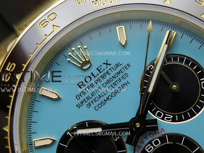 Daytona 126518 Gain Weight SWF 1:1 Best Edition Tiffany Turquoise Blue Dial Sticks Markers on Oysterflex Strap SH4131