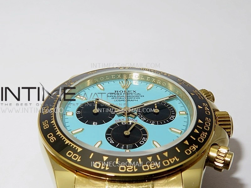 Daytona 126518 Gain Weight SWF 1:1 Best Edition Tiffany Turquoise Blue Dial Sticks Markers on Oysterflex Strap SH4131