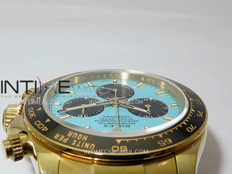 Daytona 126518 Gain Weight SWF 1:1 Best Edition Tiffany Turquoise Blue Dial Sticks Markers on Oysterflex Strap SH4131