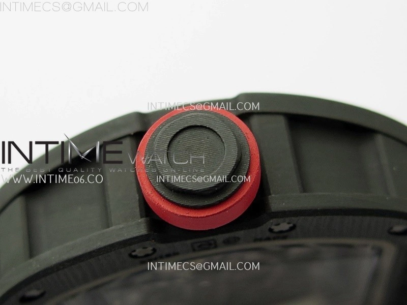 RM055 NTPT APSF 1:1 Best Edition White Inner Bezel Black Crown On White Rubber Strap RMUL2 Super Clone