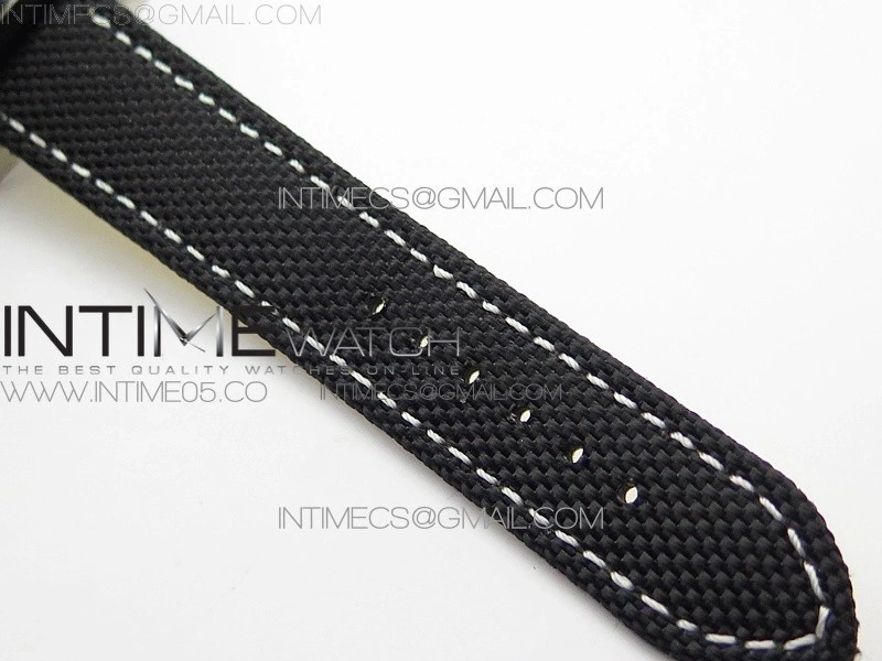 Seawolf 45mm SS B50 1:1 BestEdition SuperLumed Yellow Dial Black Sticks Markers on Black Nylon Strap A2824