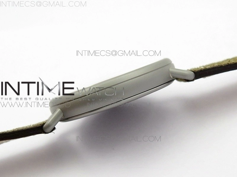 BR WW1-92 Satin-polished steel Case 1:1 Best Edition Black Dial White Markers on Leather Strap MIYOTA 9015
