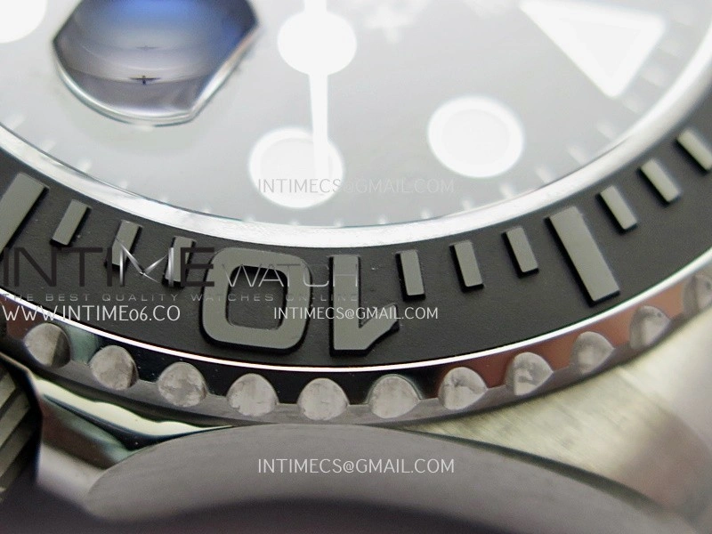 Yacht-Master 226627 Titanium Gold 1:1 Best Edition Black Dial On Titanium Bracelet SH3235