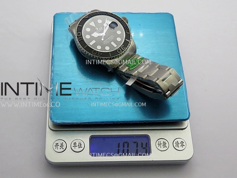 Yacht-Master 226627 Titanium Gold 1:1 Best Edition Black Dial On Titanium Bracelet SH3235