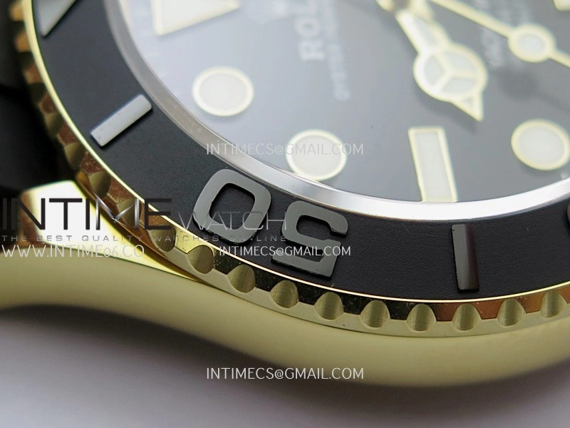 Yacht-Master 226658 Gain Weight QF 1:1 Best Edition Black Dial On Oysterflex Strap VR3235