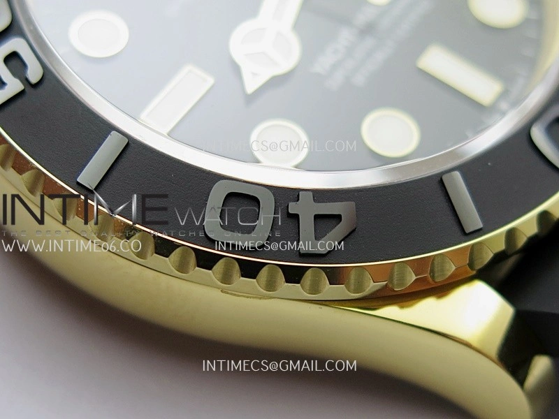 Yacht-Master 226658 Gain Weight QF 1:1 Best Edition Black Dial On Oysterflex Strap VR3235