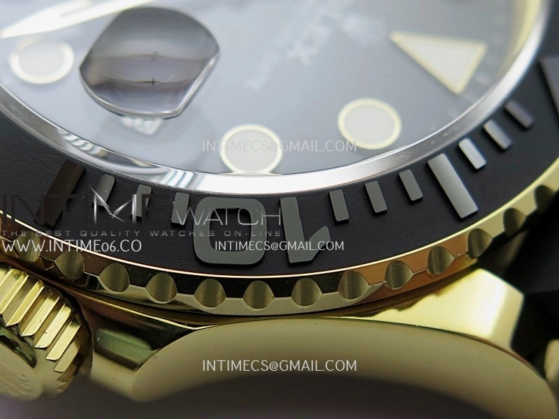Yacht-Master 226658 Gain Weight QF 1:1 Best Edition Black Dial On Oysterflex Strap VR3235