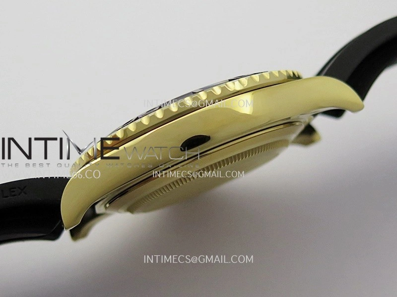 Yacht-Master 226658 Gain Weight QF 1:1 Best Edition Black Dial On Oysterflex Strap VR3235