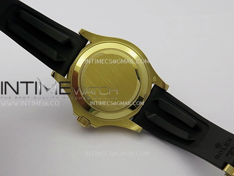 Yacht-Master 226658 Gain Weight QF 1:1 Best Edition Black Dial On Oysterflex Strap VR3235