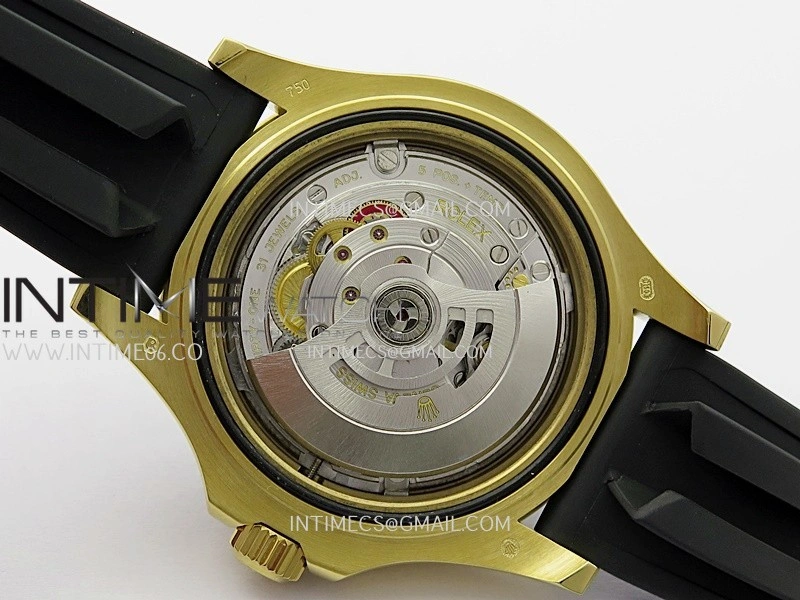 Yacht-Master 226658 Gain Weight QF 1:1 Best Edition Black Dial On Oysterflex Strap VR3235