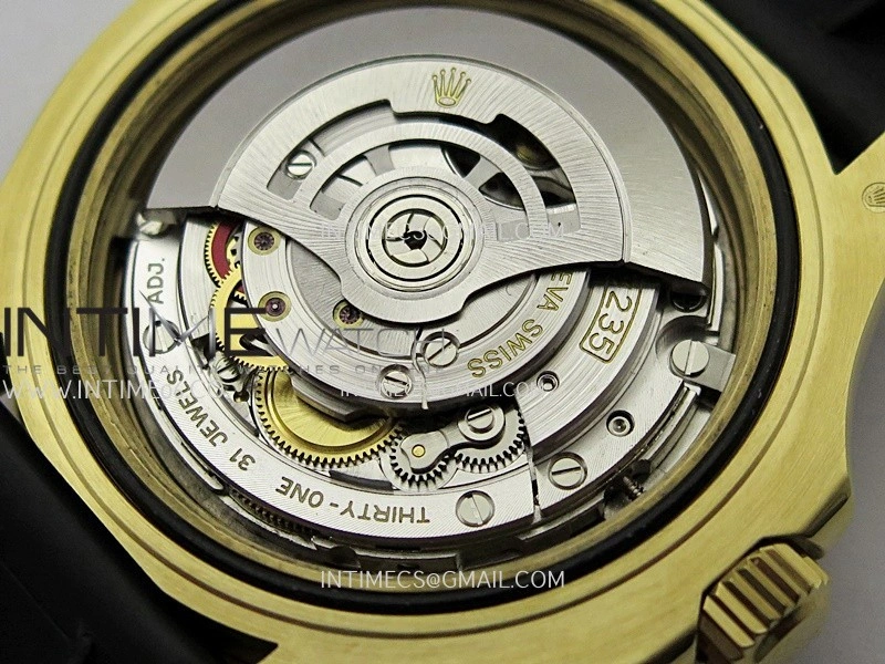 Yacht-Master 226658 Gain Weight QF 1:1 Best Edition Black Dial On Oysterflex Strap VR3235
