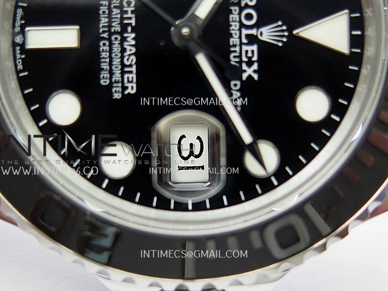Yacht-Master 226659 Gain Weight QF 1:1 Best Edition Black Dial On Oysterflex Strap VR3235