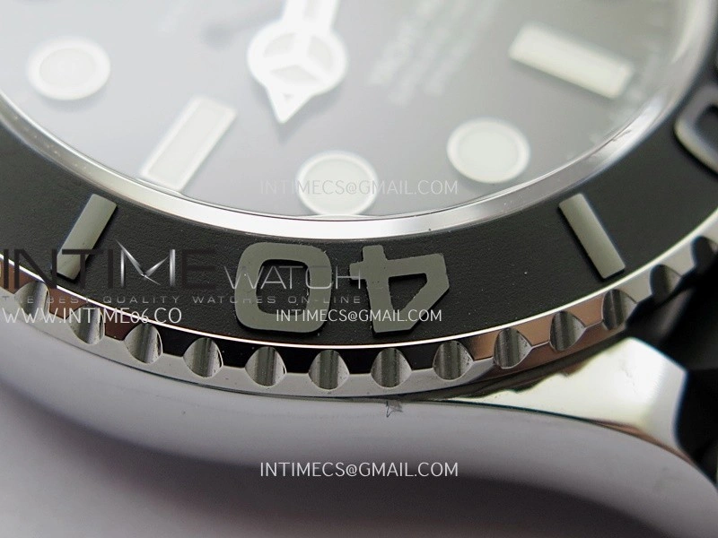 Yacht-Master 226659 Gain Weight QF 1:1 Best Edition Black Dial On Oysterflex Strap VR3235