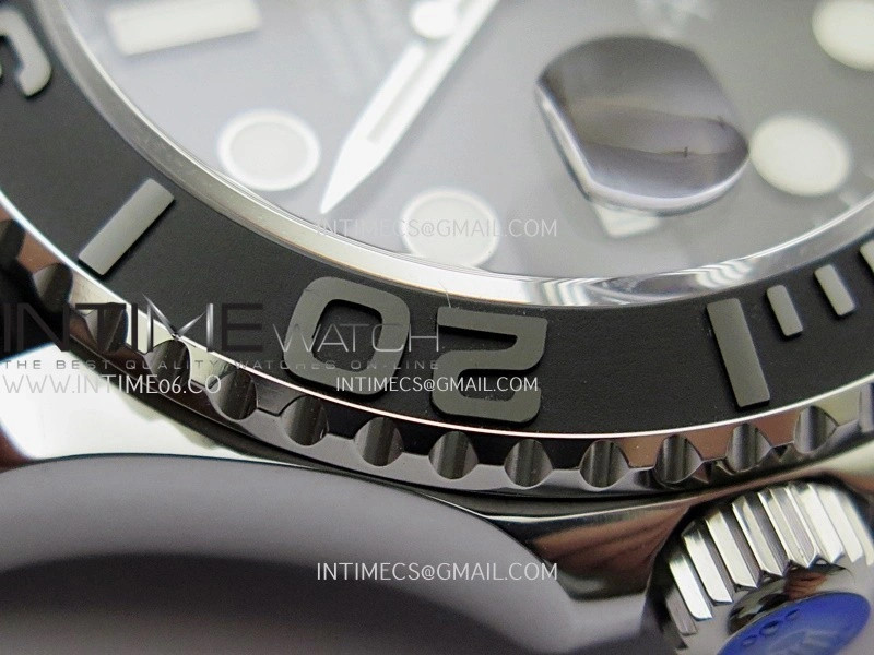 Yacht-Master 226659 Gain Weight QF 1:1 Best Edition Black Dial On Oysterflex Strap VR3235