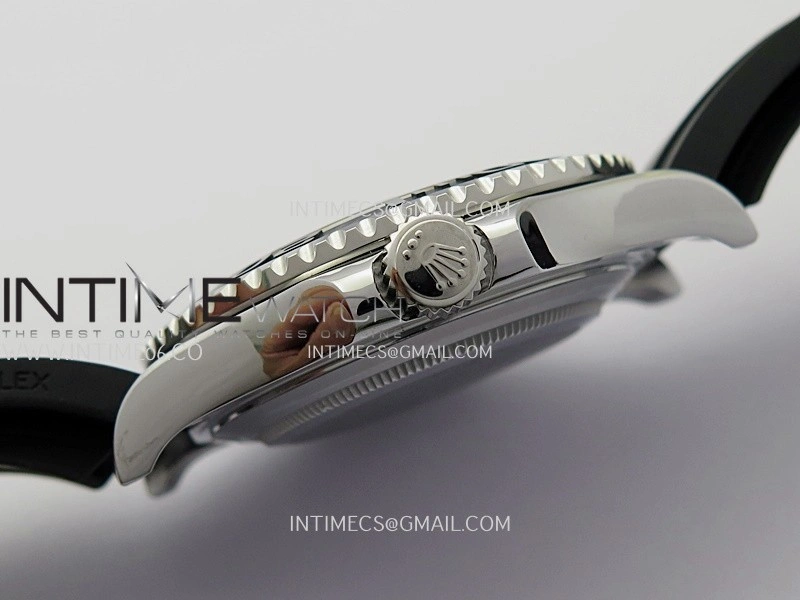 Yacht-Master 226659 Gain Weight QF 1:1 Best Edition Black Dial On Oysterflex Strap VR3235