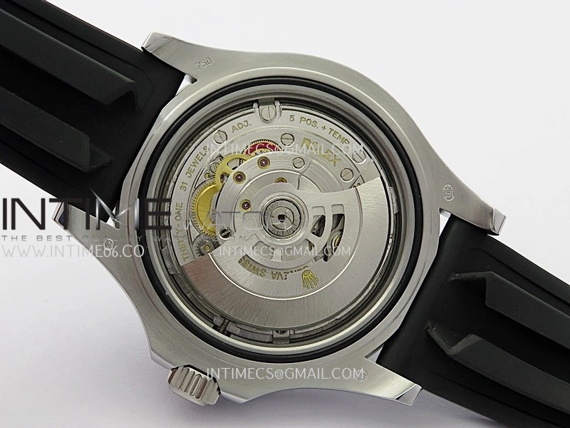 Yacht-Master 226659 Gain Weight QF 1:1 Best Edition Black Dial On Oysterflex Strap VR3235