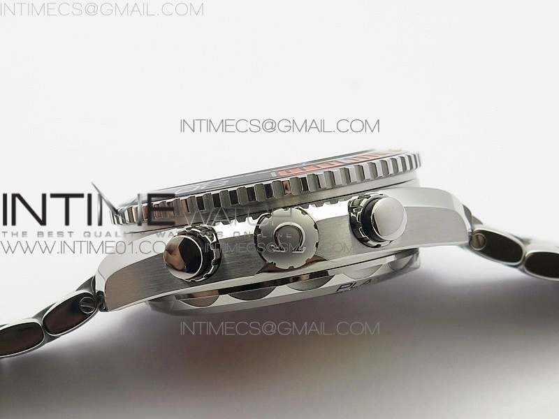 Planet Ocean Master Chronometer Chrono SS V2 OM 1:1 Best Edition Black Dial on SS Bracelet A9900