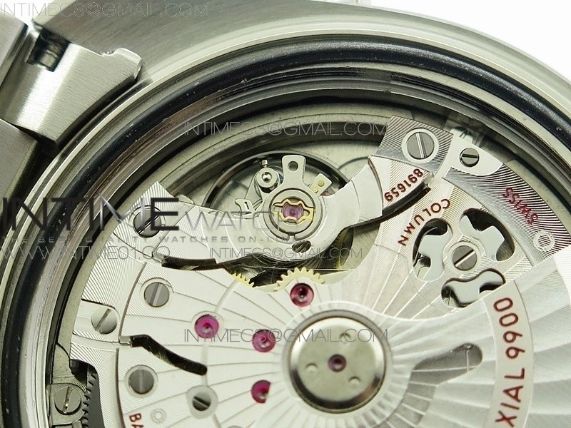 Planet Ocean Master Chronometer Chrono SS V2 OM 1:1 Best Edition Black Dial on SS Bracelet A9900