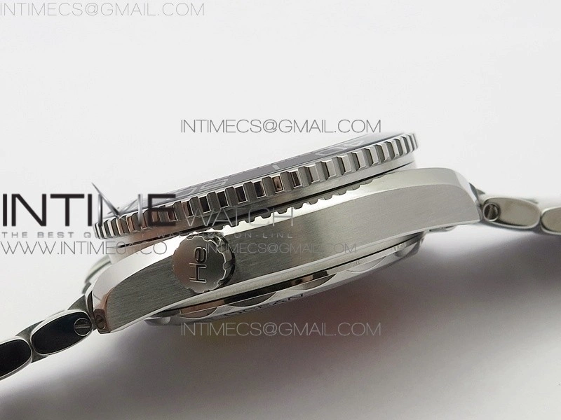Planet Ocean Master Chronometer Chrono V2 SS OM 1:1 Best Edition Black Dial on SS Bracelet A9900