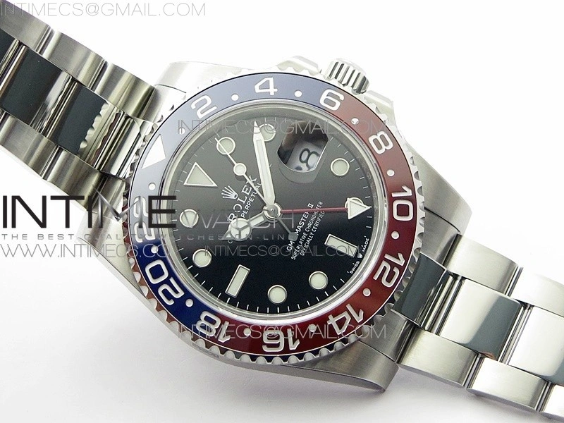 GMT-Master II 116719 BLNR Red Blue Ceramic 904L BP 1:1 Best Edition Black Dial On VR3285