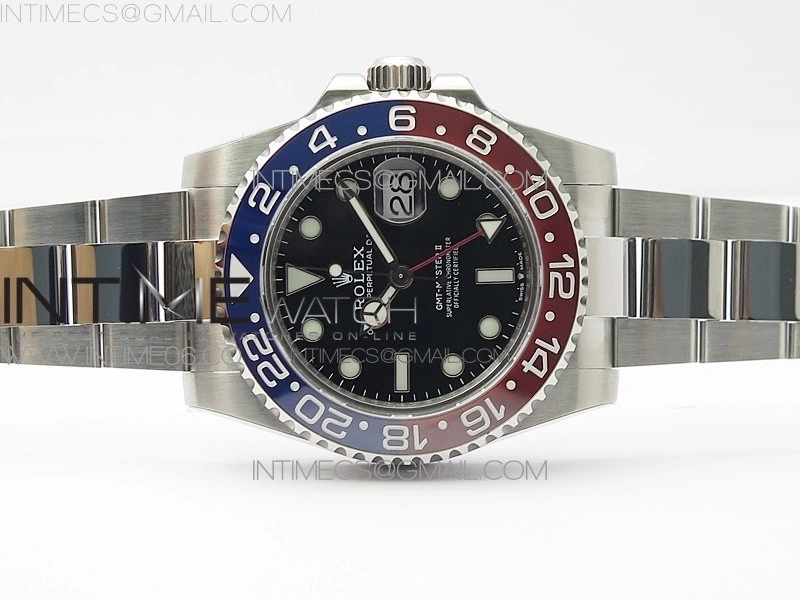 GMT-Master II 116719 BLNR Red Blue Ceramic 904L BP 1:1 Best Edition Black Dial On VR3285