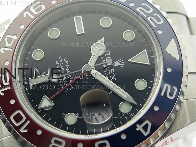 GMT-Master II 116719 BLNR Red Blue Ceramic 904L BP 1:1 Best Edition Black Dial On VR3285