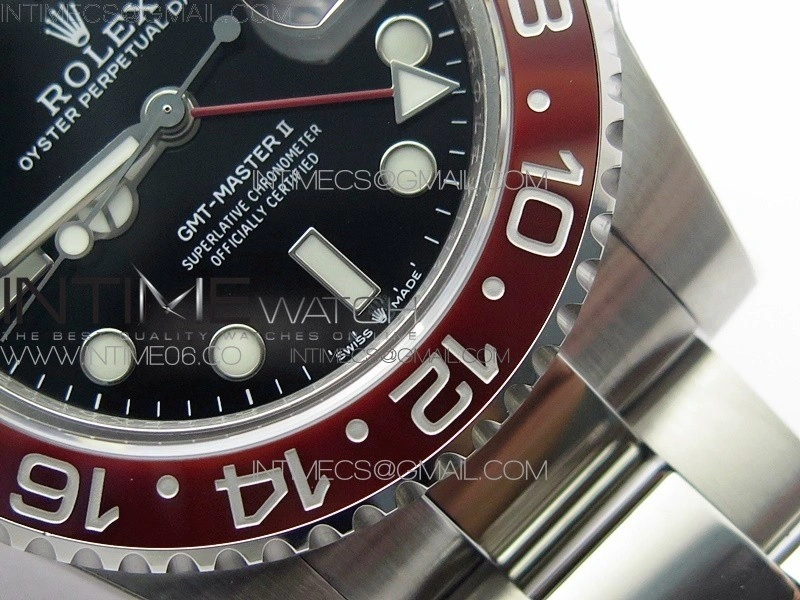 GMT-Master II 116719 BLNR Red Blue Ceramic 904L BP 1:1 Best Edition Black Dial On VR3285