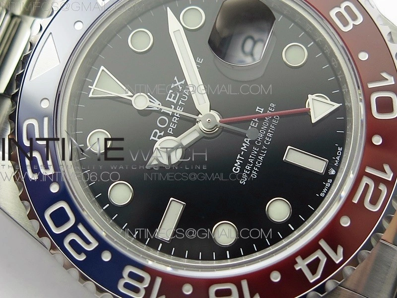 GMT-Master II 116719 BLNR Red Blue Ceramic 904L BP 1:1 Best Edition Black Dial On VR3285