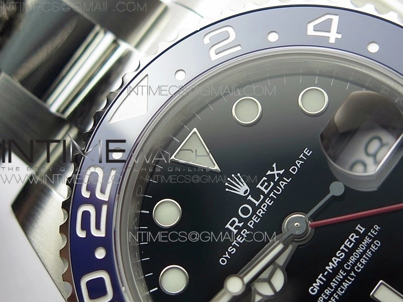 GMT-Master II 116719 BLNR Red Blue Ceramic 904L BP 1:1 Best Edition Black Dial On VR3285