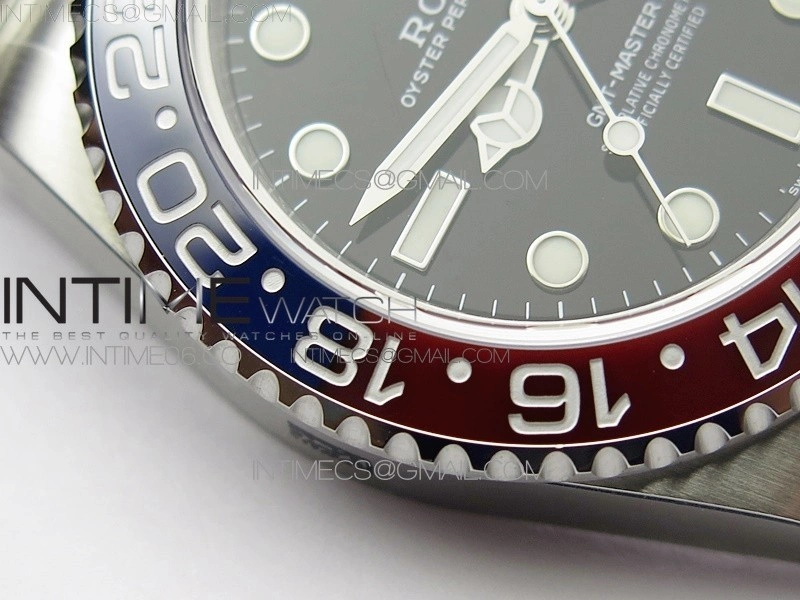 GMT-Master II 116719 BLNR Red Blue Ceramic 904L BP 1:1 Best Edition Black Dial On VR3285