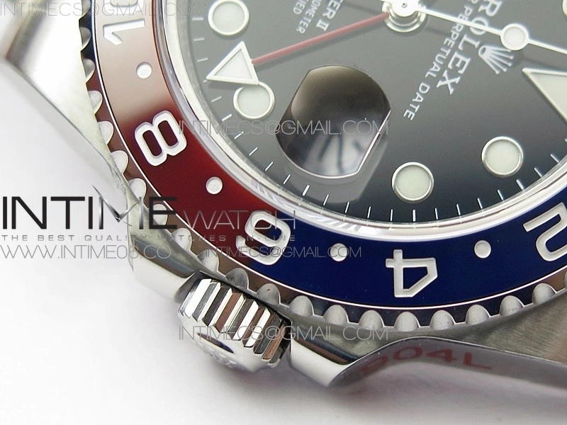 GMT-Master II 116719 BLNR Red Blue Ceramic 904L BP 1:1 Best Edition Black Dial On VR3285