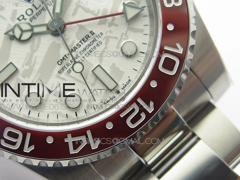 GMT-Master II 116719 BLNR Red Blue Ceramic 904L BP 1:1 Best Edition White Dial On VR3285