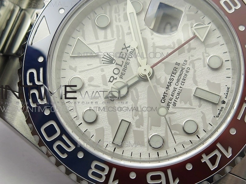 GMT-Master II 116719 BLNR Red Blue Ceramic 904L BP 1:1 Best Edition White Dial On VR3285