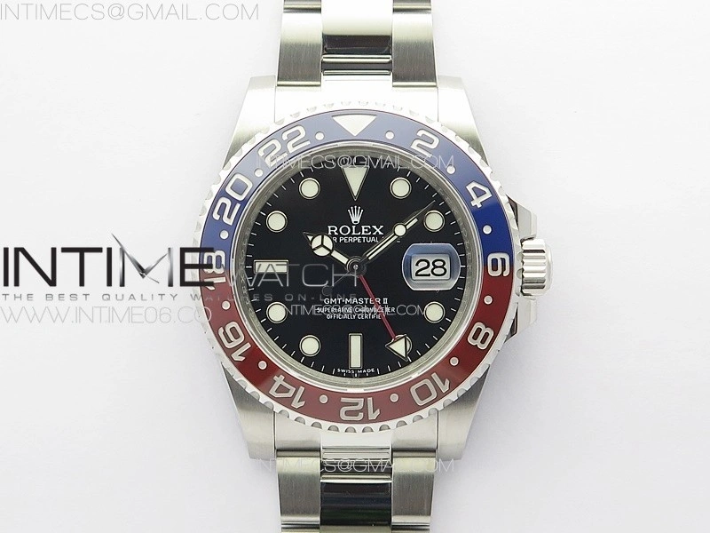 GMT Master II 126710 BLRO 904L SS VRF 1:1 Best Edition on Oyster Bracelet VR3285 CHS V3
