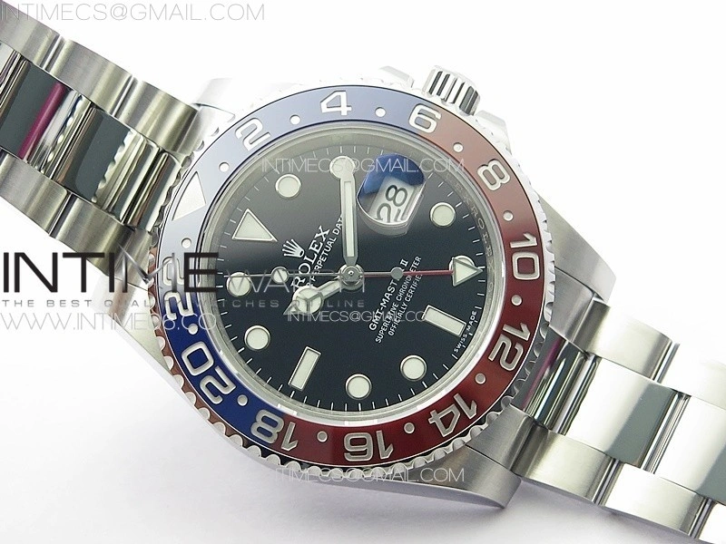 GMT Master II 126710 BLRO 904L SS VRF 1:1 Best Edition on Oyster Bracelet VR3285 CHS V3